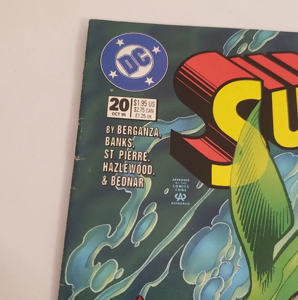 DC #20 October 95 Superboy Comic Book